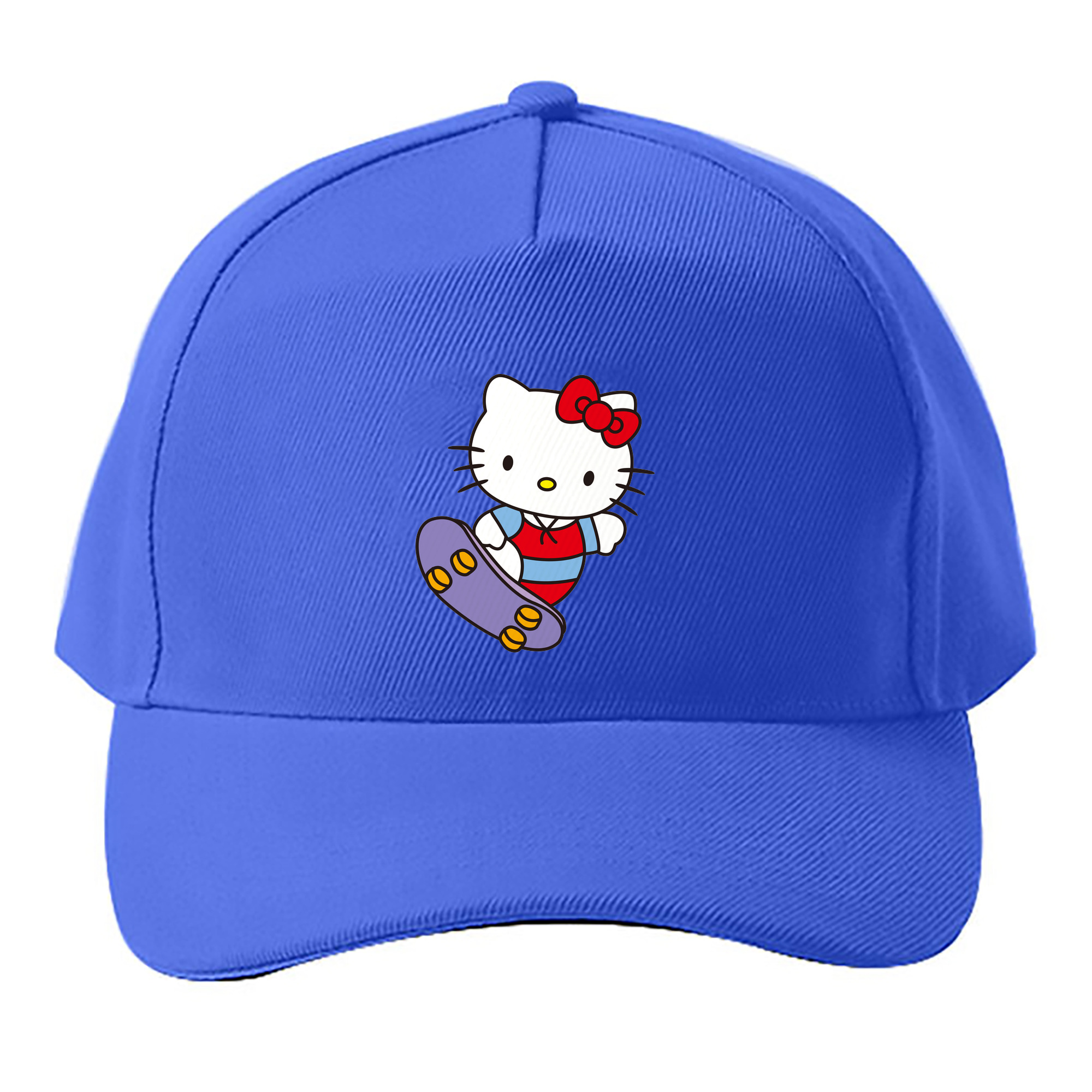 （画像用） Hello Kitty ハローキティ ベースボールキャップ 綿100％ 男女兼用 帽子 スポーツ
